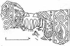 Симеиз. Храм на горе Панеа. Фрагмент мозаичного пола.